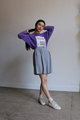 Botan Raglan Sweatshirt Purple