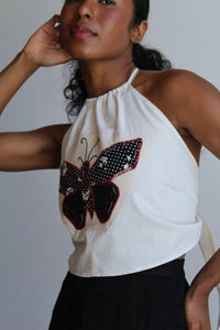 Spread Your Wings Halter Top Natural