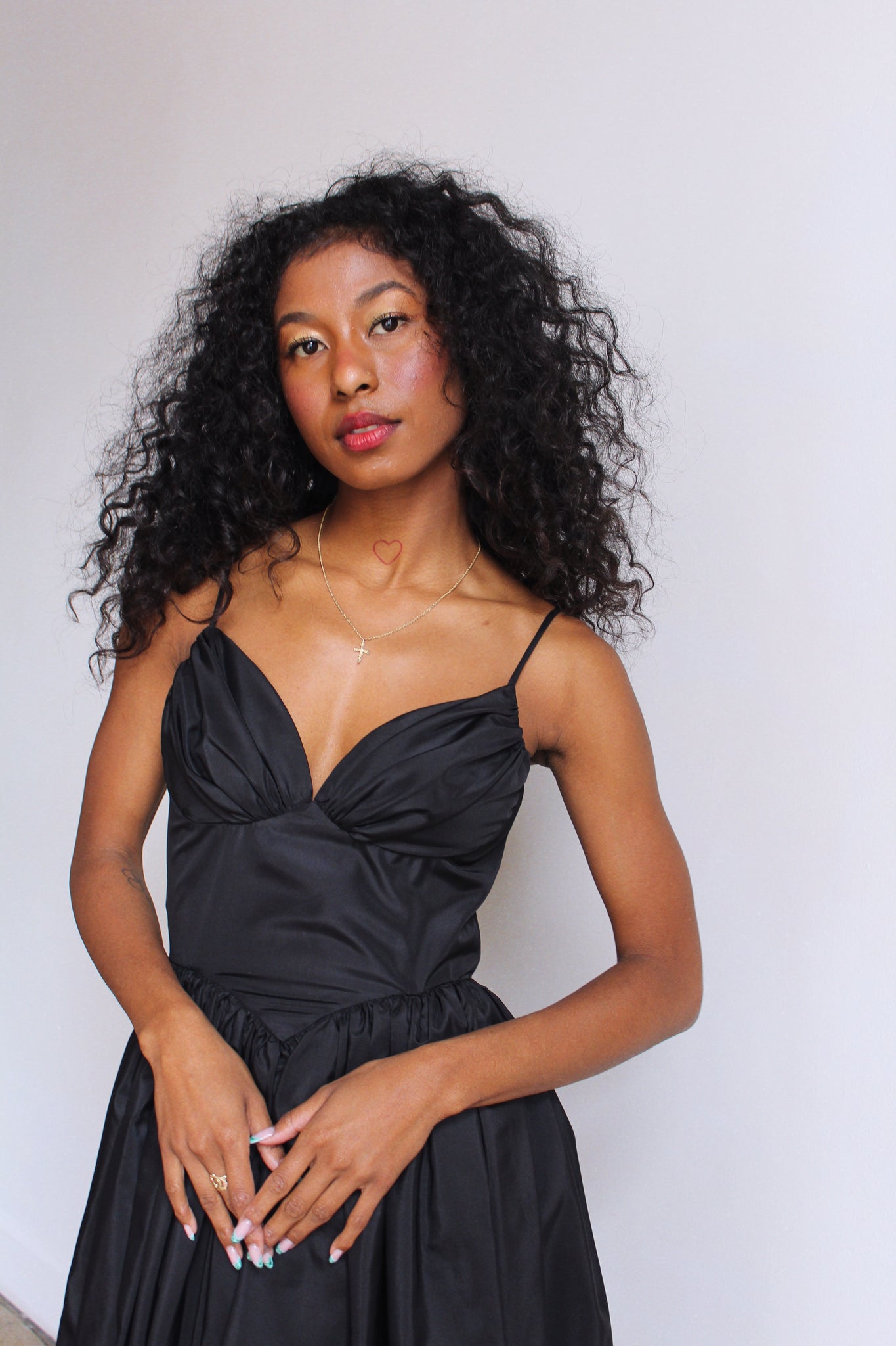 1980s Sweetheart Party Dress 3 Women 1980s Sweetheart Party Dress 3 Women