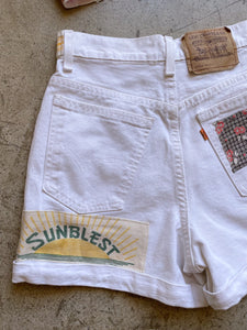 Sunblest Patchwork Levi's Jean Shorts