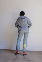 Load image into Gallery viewer, Primary Rose Grey Zip Sweatshirt | Medium