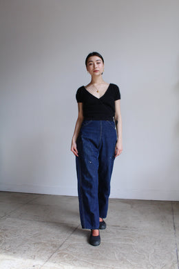 1980s I. Magnin Angora Ballet Blouse