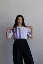 Load image into Gallery viewer, 1980s Purple Striped Tee