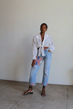 Load image into Gallery viewer, 1980s Eyelet Cropped Blouse
