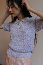 Load image into Gallery viewer, 1980s Periwinkle Space Dye Nubby Knit Sweater