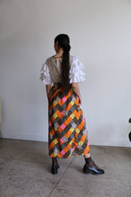 Load image into Gallery viewer, 1970s Patchwork Pinafore Wrap Dress