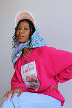 Load image into Gallery viewer, Botan Raglan Sweatshirt Hot Pink