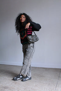 2000s Faux Fur Giraffe Handbag
