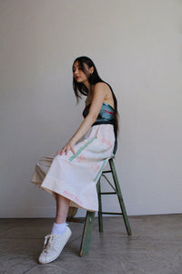 Vintage Silk Floral Scarf