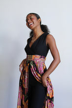 Load image into Gallery viewer, 1960s Neon Print Jumpsuit Dress