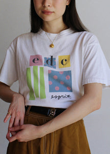 Esprit - T-shirt in cotone con ricami Esprit - T-shirt in cotone con ricami