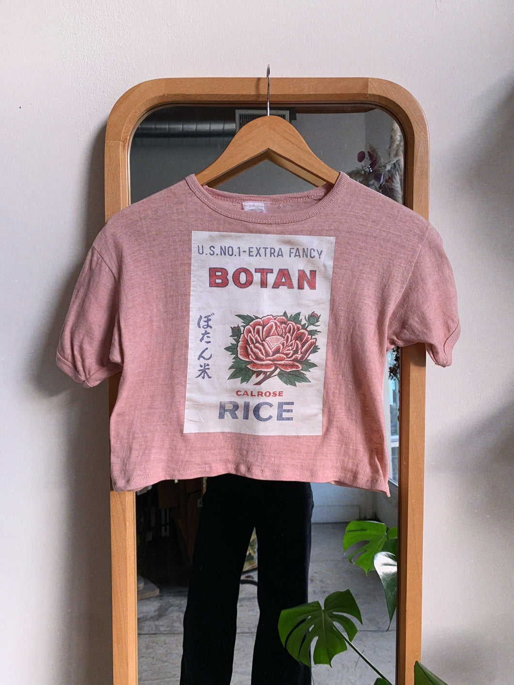 Botan Rice 1970s Crop Top
