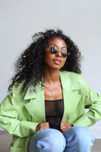 Load image into Gallery viewer, Deadstock 90s Sunglasses: Round Aviator
