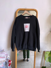 Load image into Gallery viewer, Primary Rose Black Raglan Sweatshirt | XXL