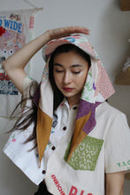 Load image into Gallery viewer, Floral Quilt Top Patchwork Bonnet