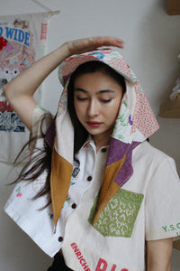 Floral Quilt Top Patchwork Bonnet