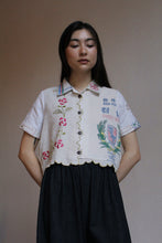 Load image into Gallery viewer, Sweet Rice Antique Patchwork Crop Top
