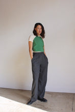 Load image into Gallery viewer, Green Moire x ICY Pink Reversible Halter Top