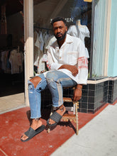 Load image into Gallery viewer, Lotus Flower Rice Sack Work Shirt