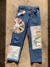 Load image into Gallery viewer, 90s Dark Denim Patchwork Jeans by 3 Women