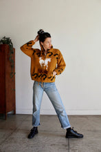 Load image into Gallery viewer, 1980s Western Brown Soft Wool Zip Up Hooded Sweater