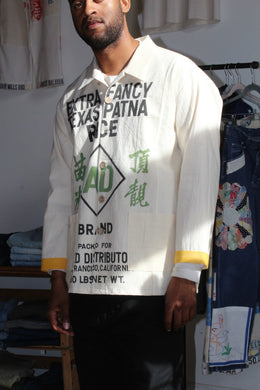 Men’s SunBlessed Flour + Rice Sack Button Up by 3 Women