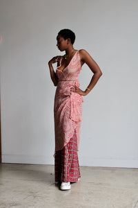 90s Pink Silk Slip Dress
