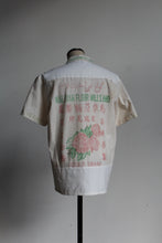 Load image into Gallery viewer, Malayan Roses Flour Sack Button-up