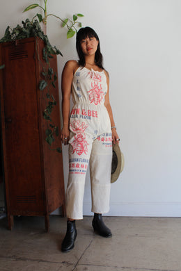 Queen Bee Flour Sack Jumpsuit by 3 Women