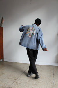 Flower Patchwork Chore Jacket