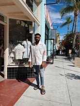 Load image into Gallery viewer, Lotus Flower Rice Sack Work Shirt
