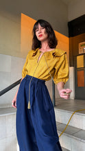 Load image into Gallery viewer, 1990s Blue Silk Parachute Pants