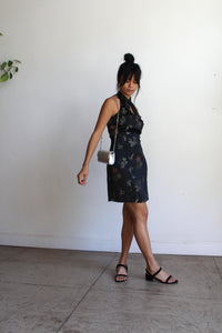 90s Chinese Brocade Mini Dress