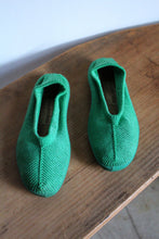 Load image into Gallery viewer, 1990s Green Knit Slip On Rubber Shoes - Size 8