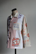 Load image into Gallery viewer, Lay or Bust Pastel Feed Sack Work Shirt