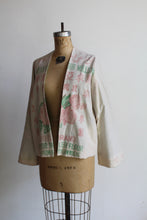 Load image into Gallery viewer, Malayan Roses Cropped Flour Sack Jacket