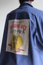 Load image into Gallery viewer, Fiddlin’ Kitty Railroad Stripe Workwear Long Sleeve Button Up