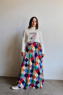 Botan Rice Vintage White Turtleneck Sweater - M/L