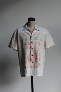 Malayan Roses Flour Sack Button-up