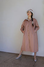 Load image into Gallery viewer, 1970s Taupe Tent Trench Coat w/ Matching Bucket Hat