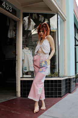 Extra Fancy Pink Rice Sack Pants