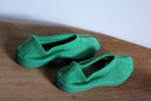 Load image into Gallery viewer, 1990s Green Knit Slip On Rubber Shoes - Size 8