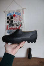 Load image into Gallery viewer, 1980s Black DKNY Rubber Slip on Loafers - Size 8