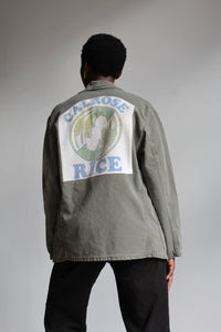 Calrose Rice Sage Green Chore Jacket