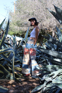 Roses Red Master Mix Feedsack Pants