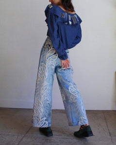 ICY Blue Trousers | Size US 6