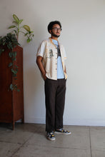 Load image into Gallery viewer, Monday Kitty Gold King Rice Sack Button Up