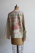 Load image into Gallery viewer, Malayan Roses Cropped Flour Sack Jacket