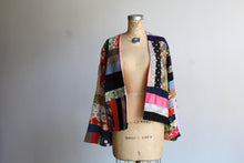 Load image into Gallery viewer, Vintage Crazy Quilt Patchwork Jacket