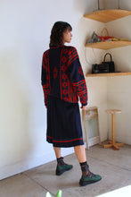 Load image into Gallery viewer, 1980s Graphic Sweater &amp; Pleated Skirt Wool Set
